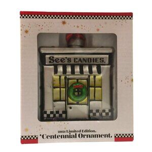 See's Candies 2021 Limited Edition Centennial Ornament 100 Years 1921-2021